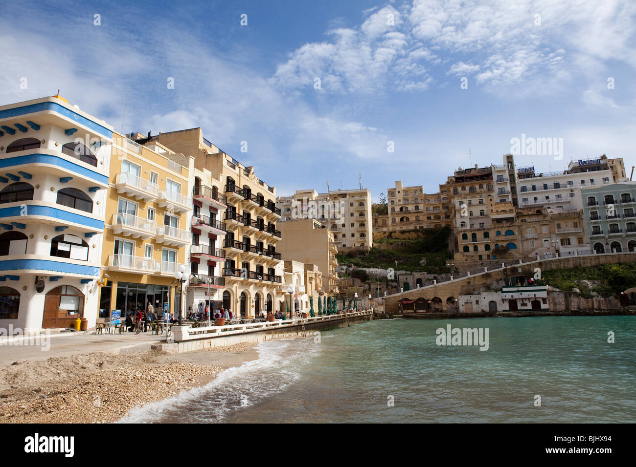 Xlendi Bay, Gozo, Malte Banque D'Images