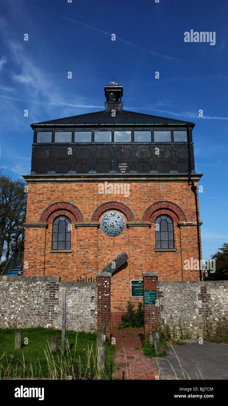 L'Angleterre, l'East Sussex, Lancing, Foredown Tower, Camera Obscura. Banque D'Images