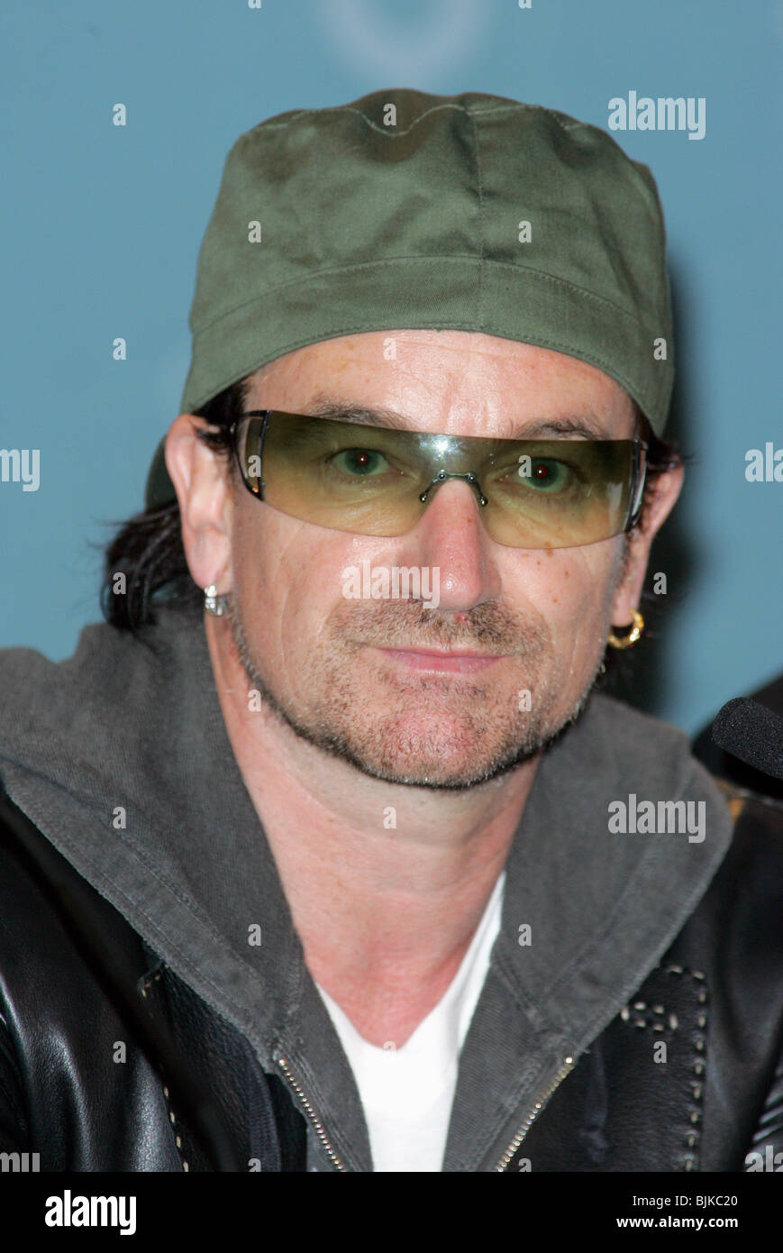 BONO G8 Edimbourg Edimbourg Ecosse 06 Juillet 2005 Banque D'Images