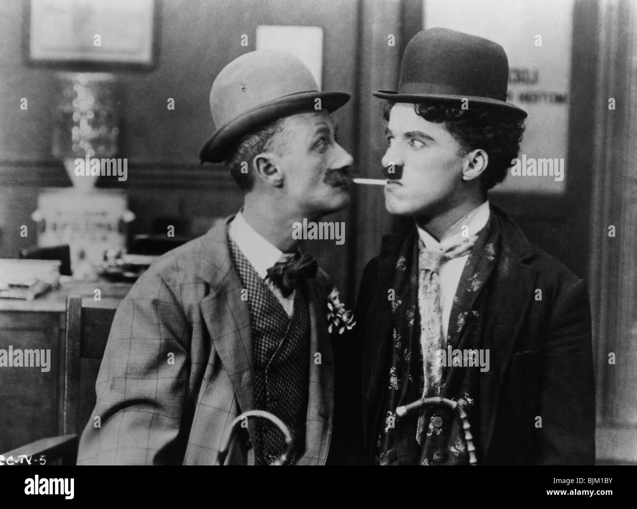 Sa nouvelle profession (1914) Charlie Chaplin, Ben Turpin CHARLIE