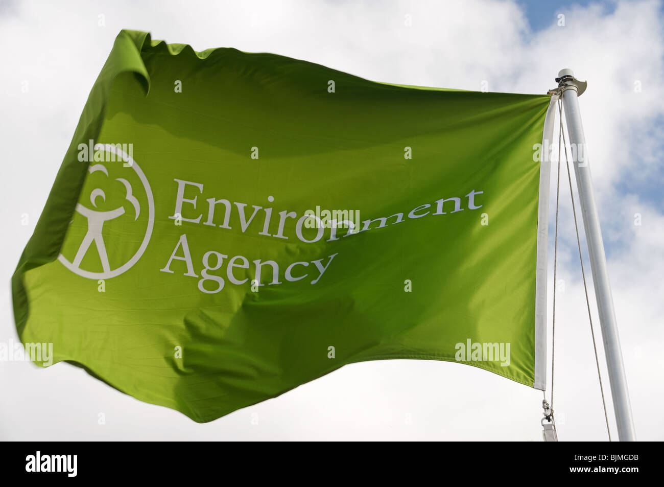 Drapeau de l'Agence de l'environnement Banque D'Images