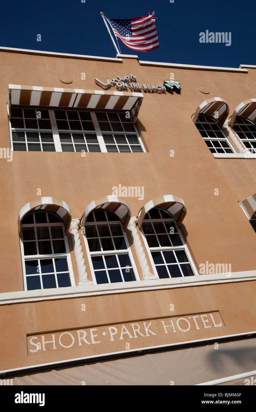 Shore Park Hotel, Miami South Beach, Florida Banque D'Images