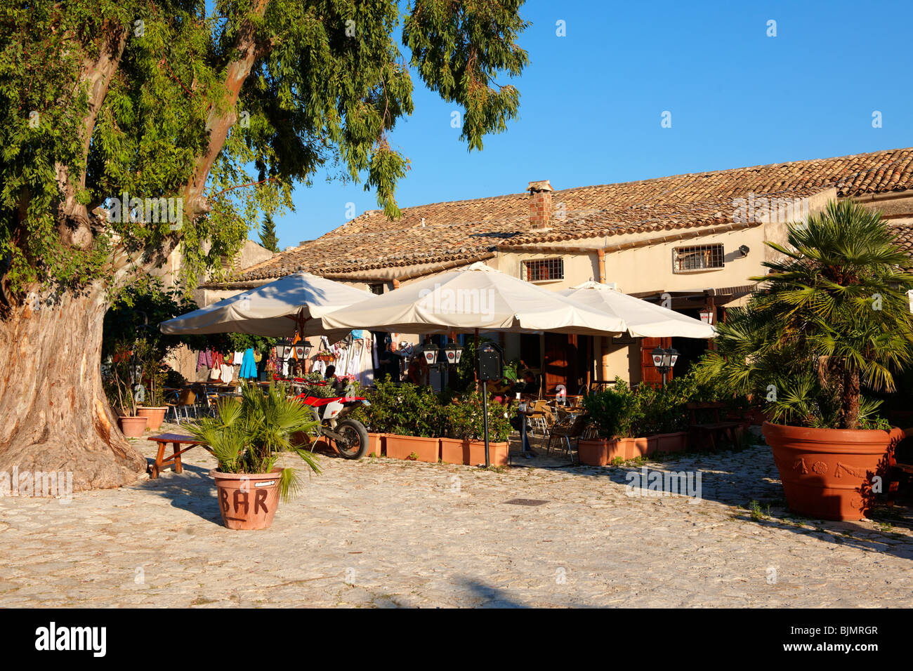 Baglio di Scopello Manor House de Scopello Banque D'Images
