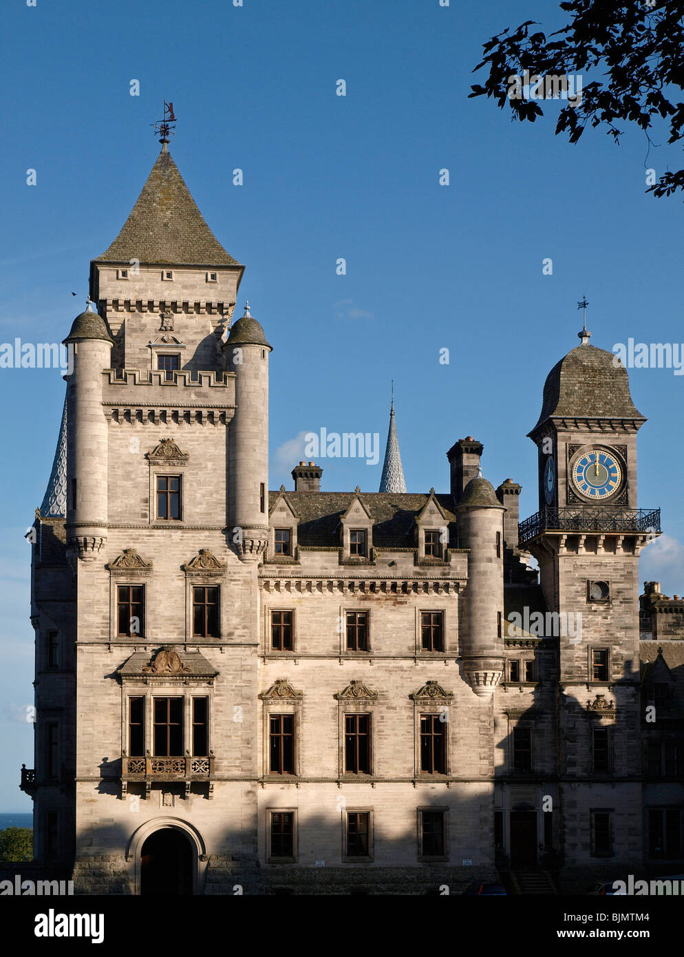 Dunrobin castle tower détail dans Highlans Banque D'Images