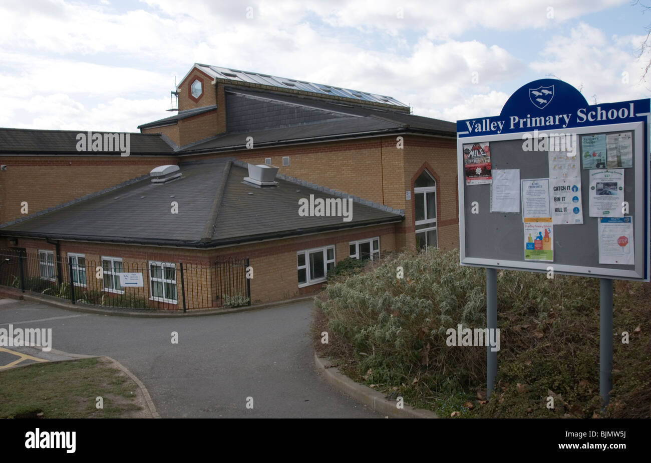 L'école primaire de la vallée, Shortlands, Bromley, Kent, Angleterre Banque D'Images