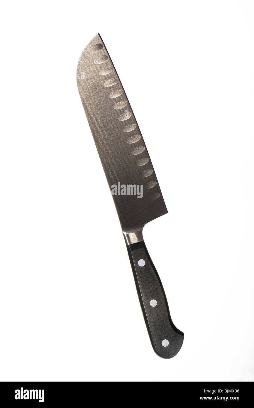 Couteau Santoku Banque D'Images