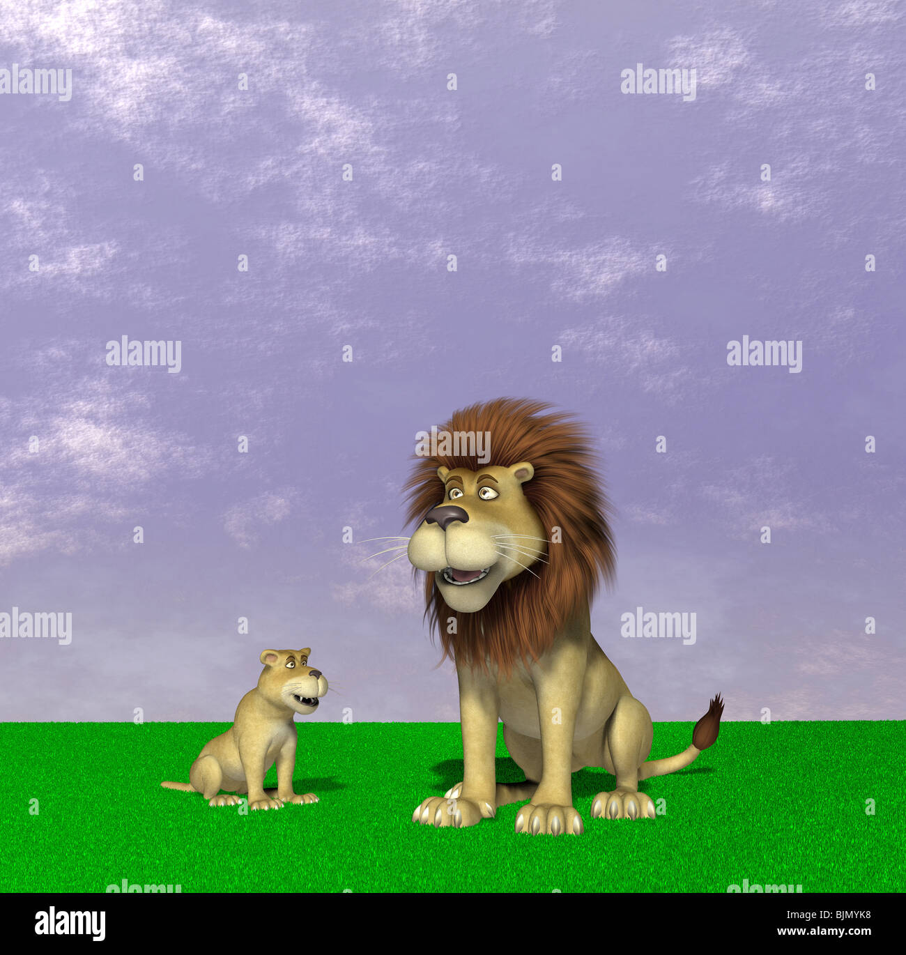 Lion Banque D'Images