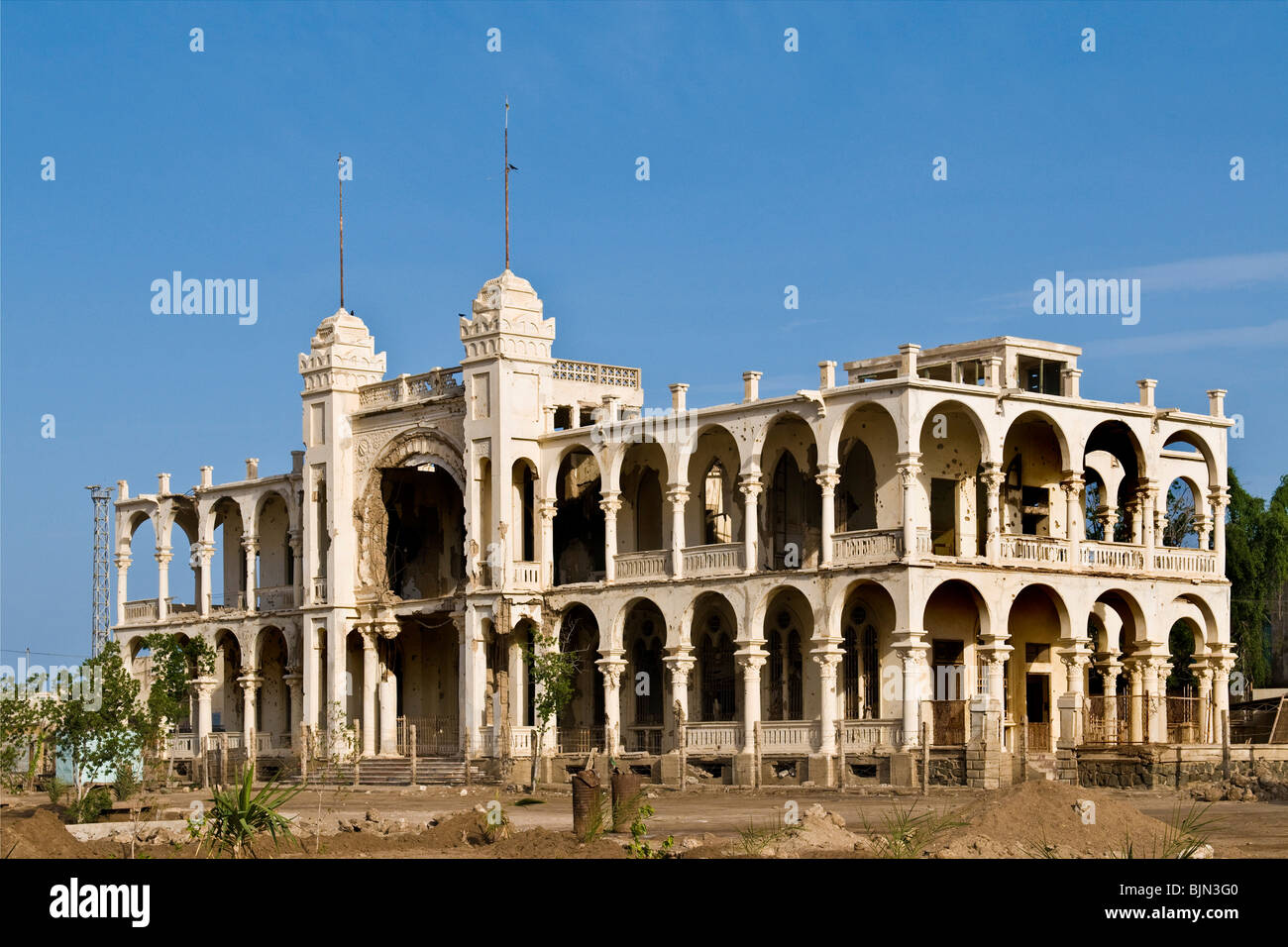 Banque d'Italie, banque italienne, Massawa, l'Érythrée Banque D'Images