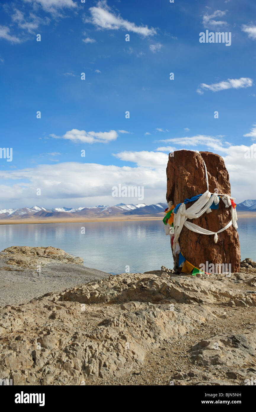 Le lac céleste, Namtso Nagpu, Tibet, Chine Banque D'Images