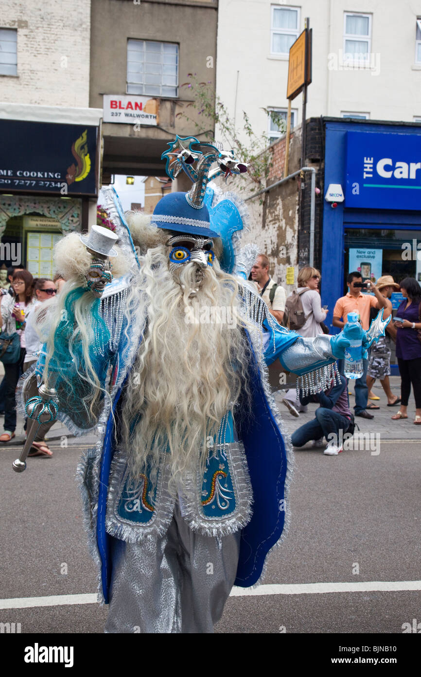 Carnaval del Pueblo Parade, Londres. Carnaval d'Amérique du Sud. Banque D'Images