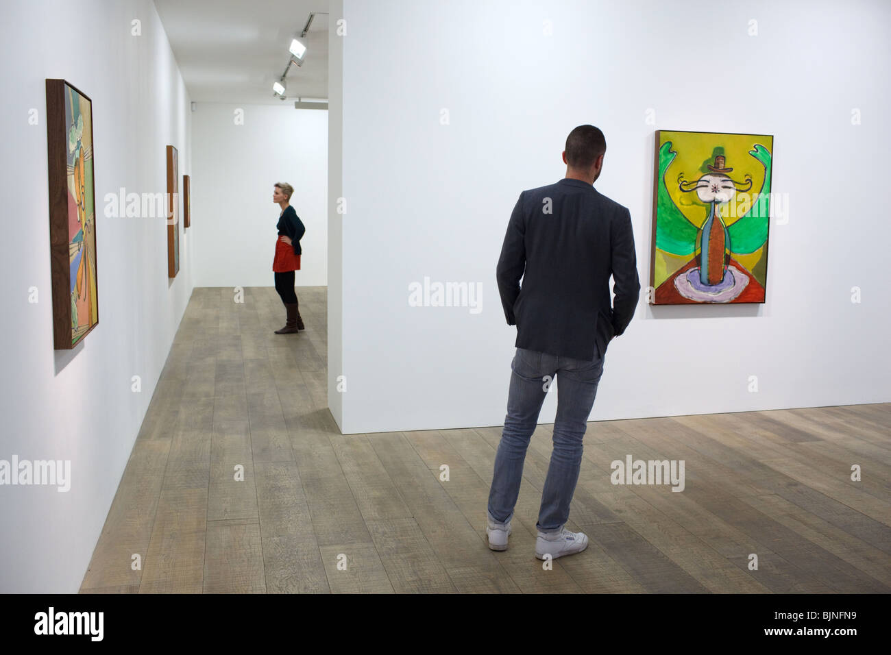 Ansel Krut exposition à galerie d'Art Moderne à Londres Banque D'Images