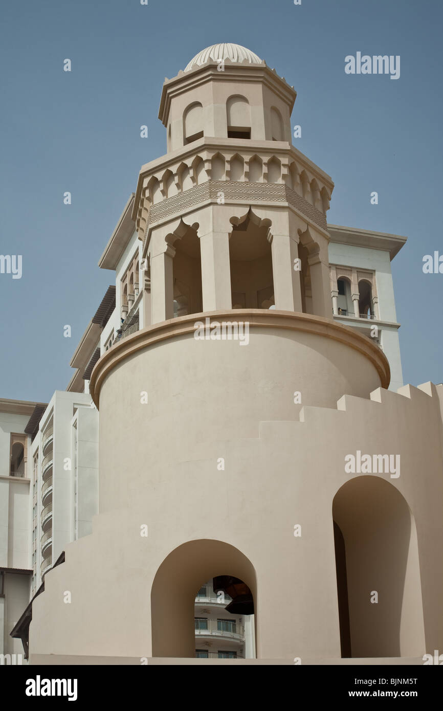 La Perle, un homme fait island au Qatar. luxury style Arabe Banque D'Images