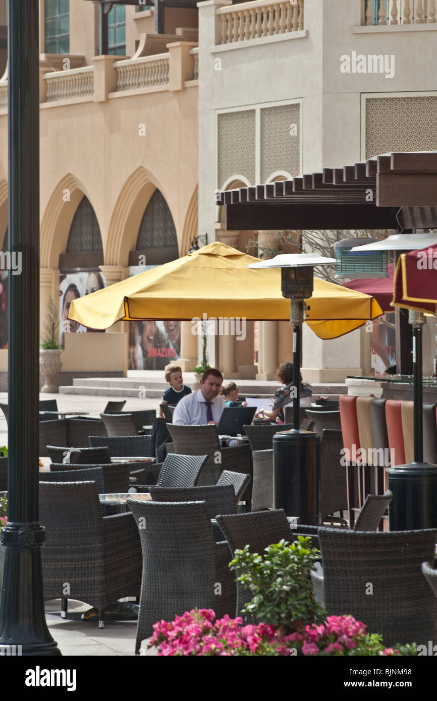 La Perle, un homme fait island au Qatar. luxury style Arabe Banque D'Images