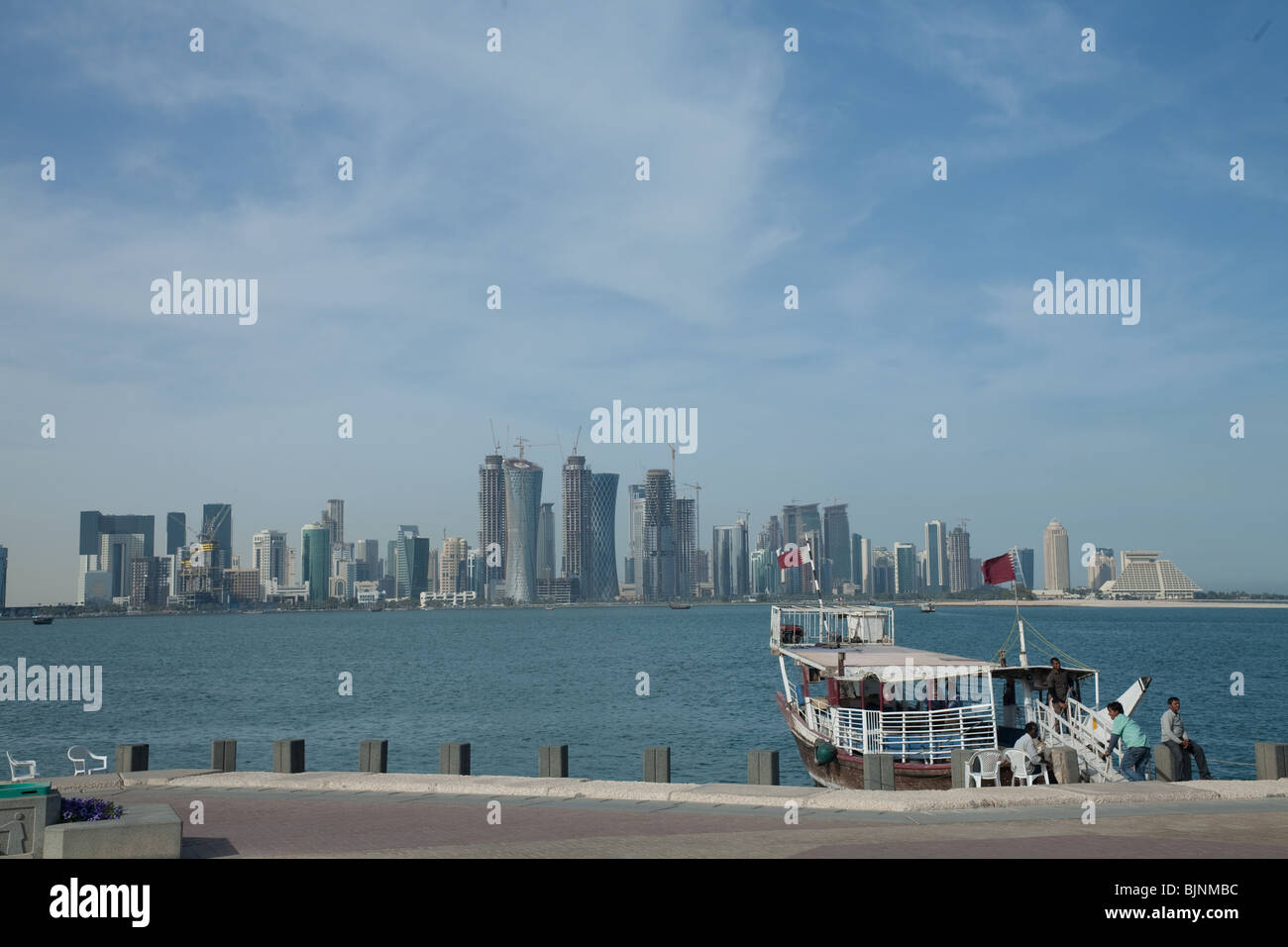 Doha Qatar skyline Banque D'Images