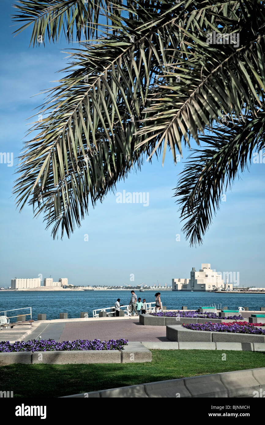 Doha Qatar skyline Banque D'Images