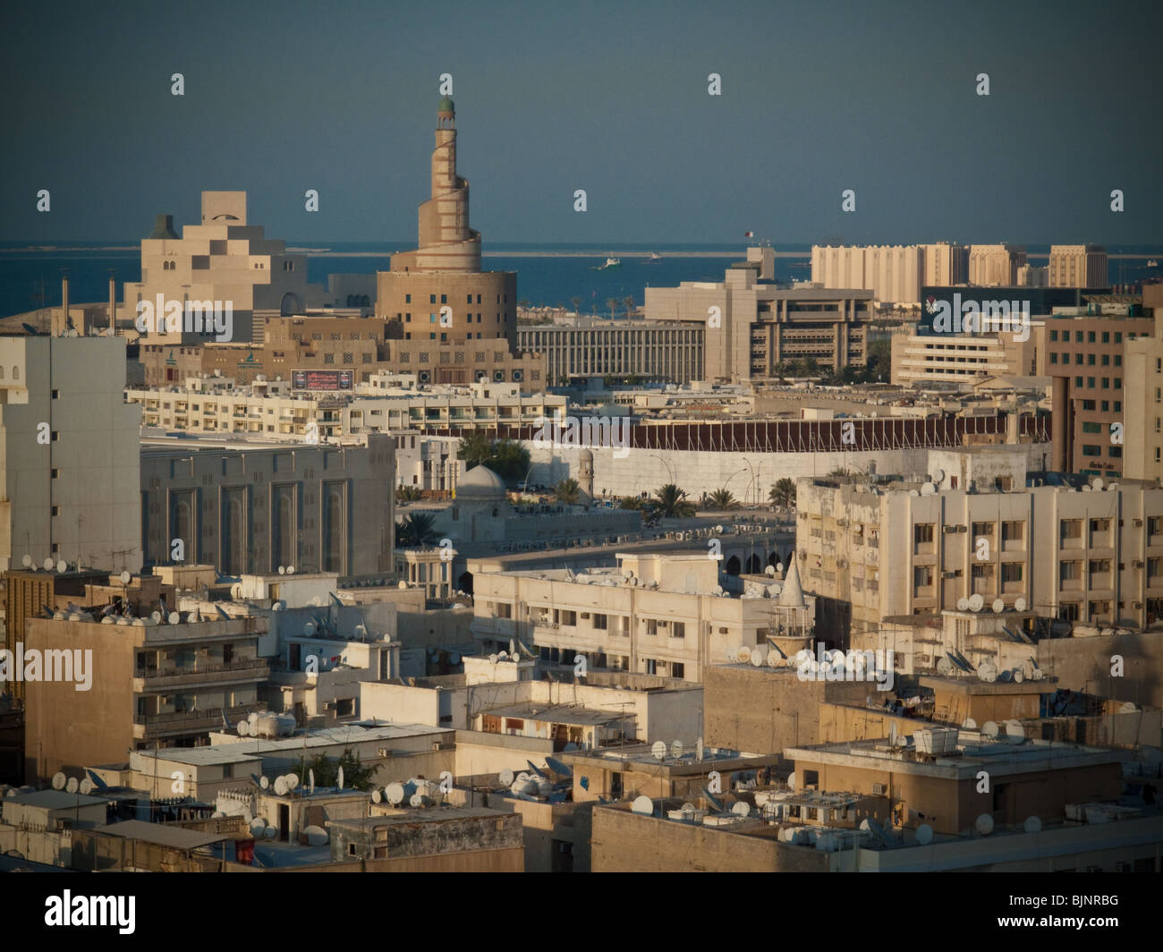 Le centre-ville de Doha Qatar Banque D'Images