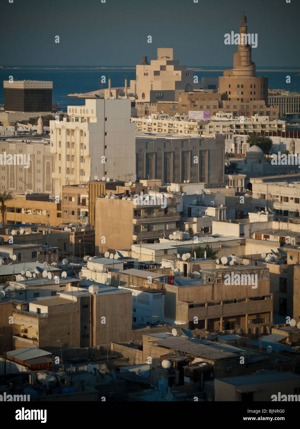 Le centre-ville de Doha Qatar Banque D'Images