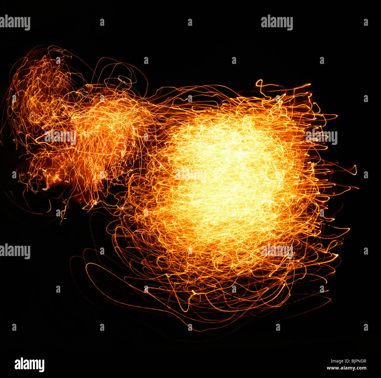 énergie de la boule de feu Banque D'Images