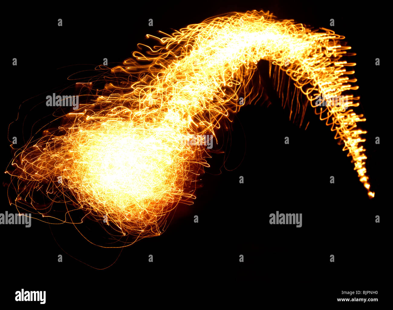 énergie de la boule de feu Banque D'Images