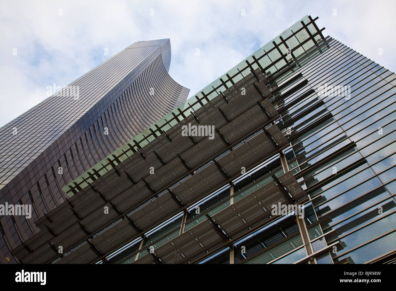 L'hôtel de ville, et Columbia Center Building, Seattle, Washington USA Banque D'Images