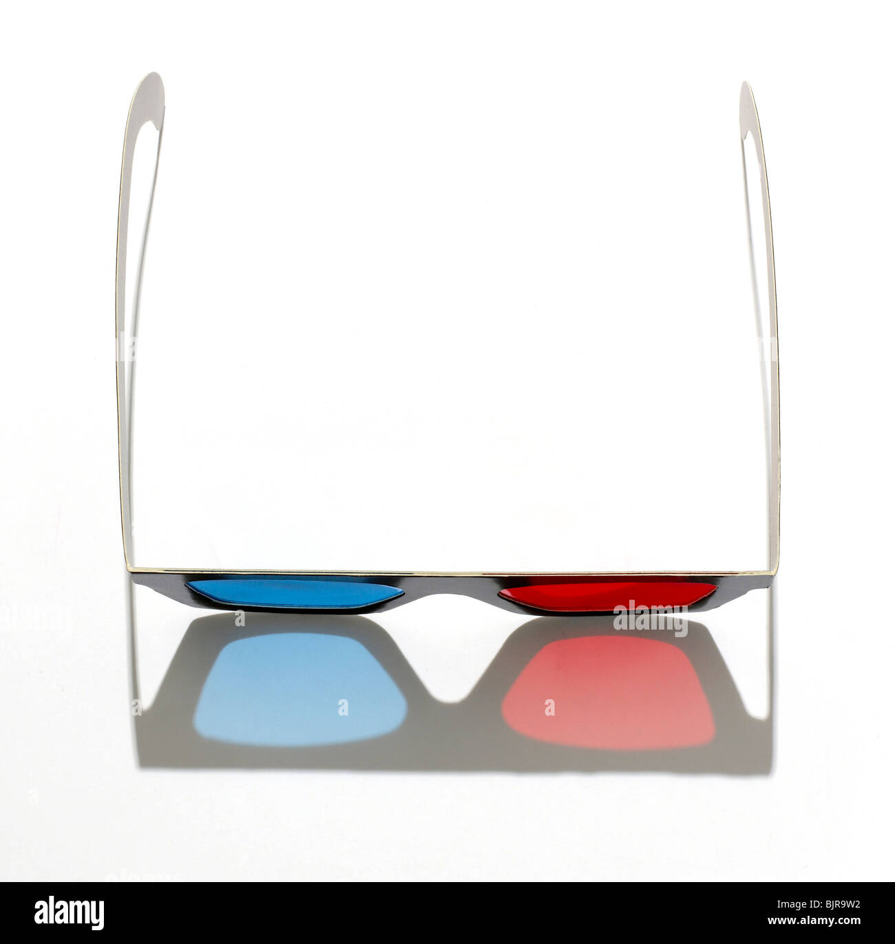 Visualisation tridimensionnelle film 3D lunettes 3-D Banque D'Images