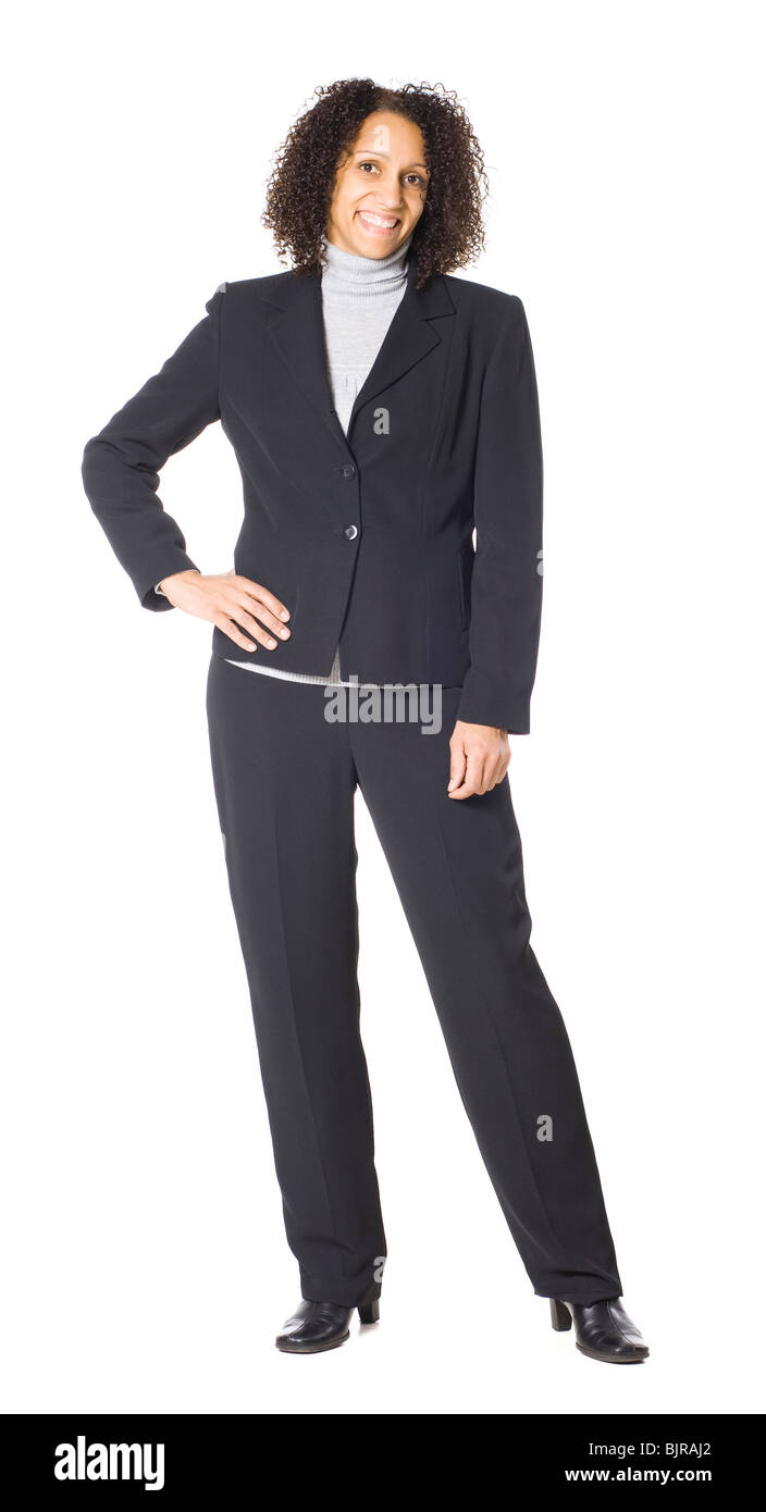 Studio portrait of businesswoman Banque D'Images Studio portrait of businesswoman Banque D'Images