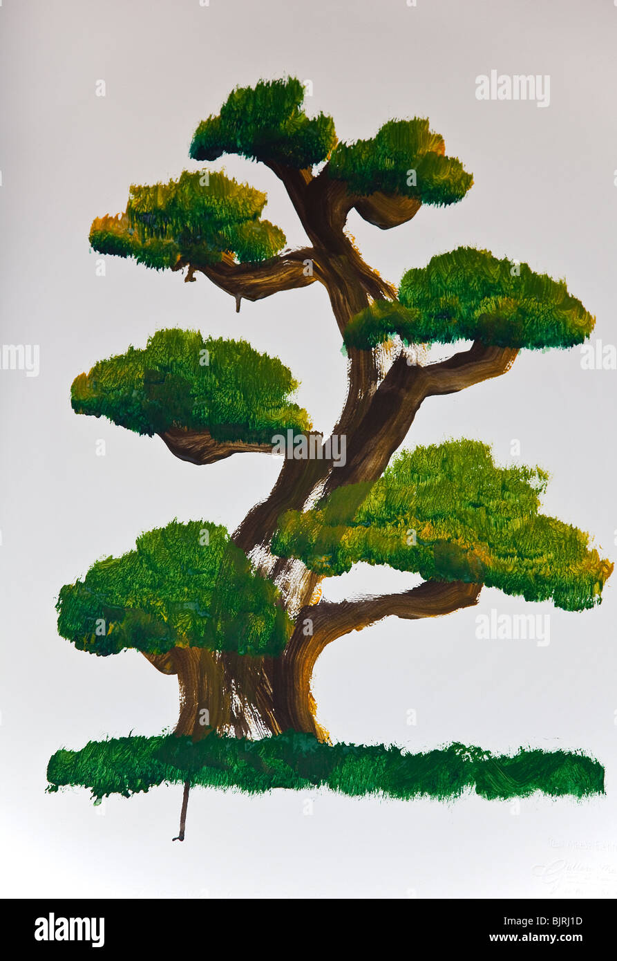 La peinture de l'éléphant d'Asie, d'art, d'art, animaux, design, illustration, Scénario, dessin, une couleur de l'eau d'une plante peint par elephant en Thaïlande. Banque D'Images La peinture de l'éléphant d'Asie, d'art, d'art, animaux, design, illustration, Scénario, dessin, une couleur de l'eau d'une plante peint par elephant en Thaïlande. Banque D'Images