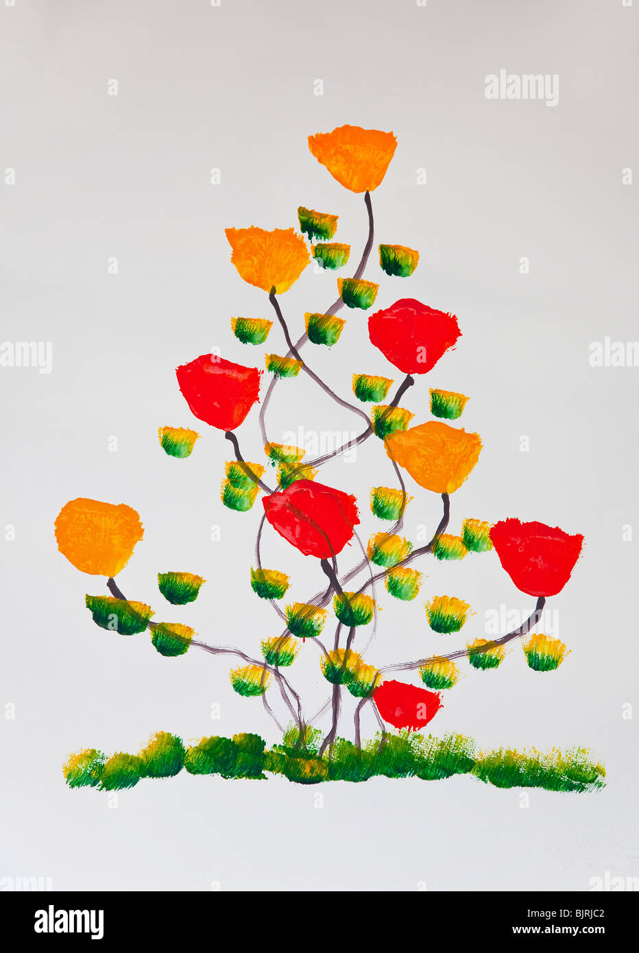 La peinture de l'éléphant d'Asie, d'art, d'art, animaux, design, illustration, Scénario, dessin, une couleur de l'eau d'une plante peint par elephant en Thaïlande. Banque D'Images La peinture de l'éléphant d'Asie, d'art, d'art, animaux, design, illustration, Scénario, dessin, une couleur de l'eau d'une plante peint par elephant en Thaïlande. Banque D'Images