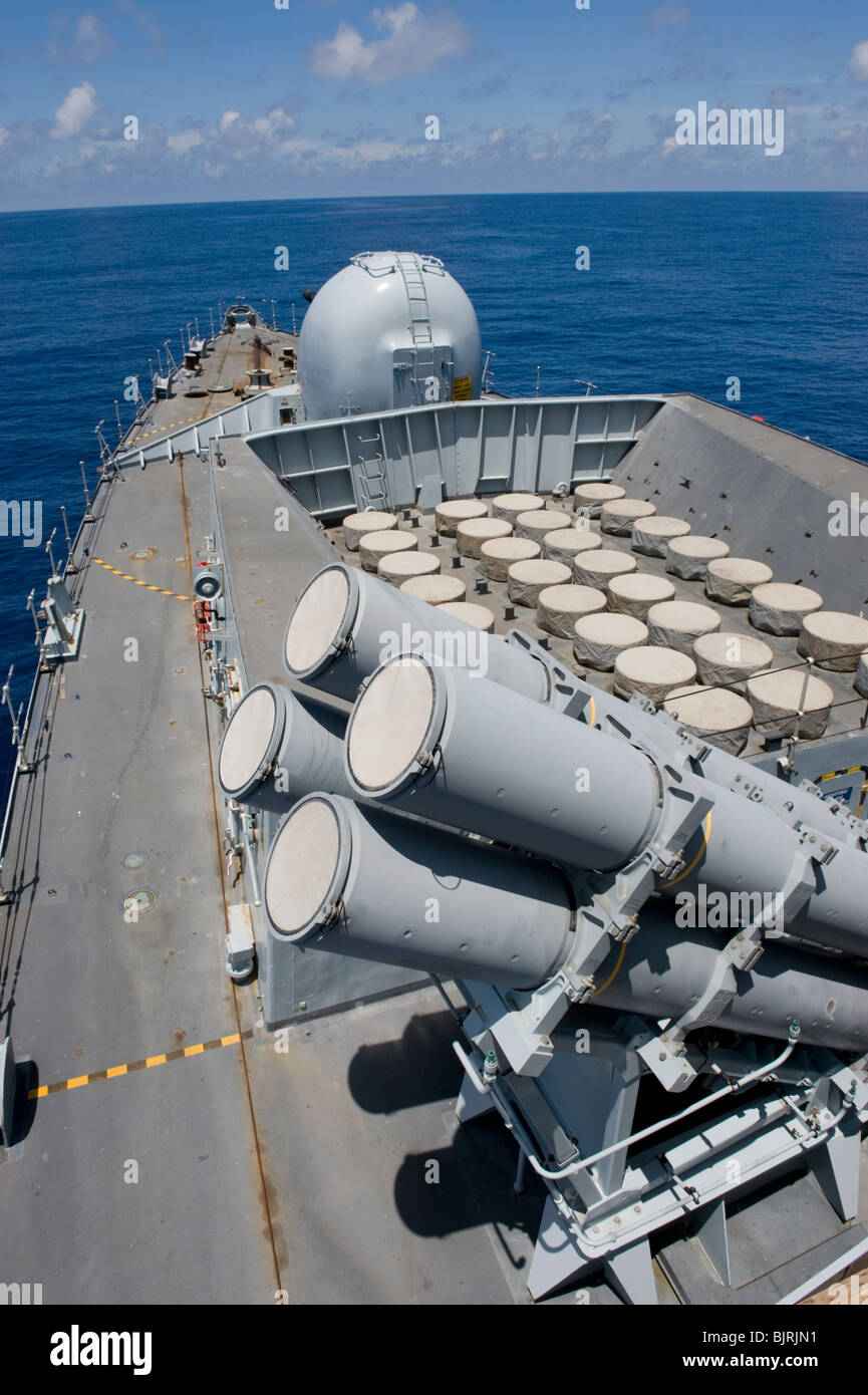 Lancemissiles Harpoon Quad lancement vertical et de loup de mer Système antimissiles de la