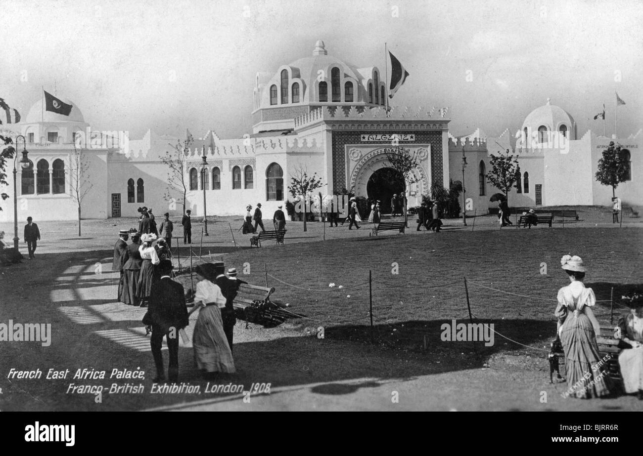 L'Afrique de l'est française, Palais de l'exposition franco-britannique, Londres, 1908. Artiste : Inconnu Banque D'Images