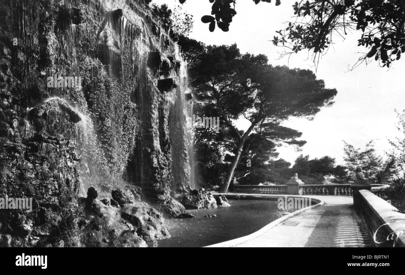 Le Château d'eau, Nice, sud de la France, au début du xxe siècle. Artiste : Inconnu Banque D'Images