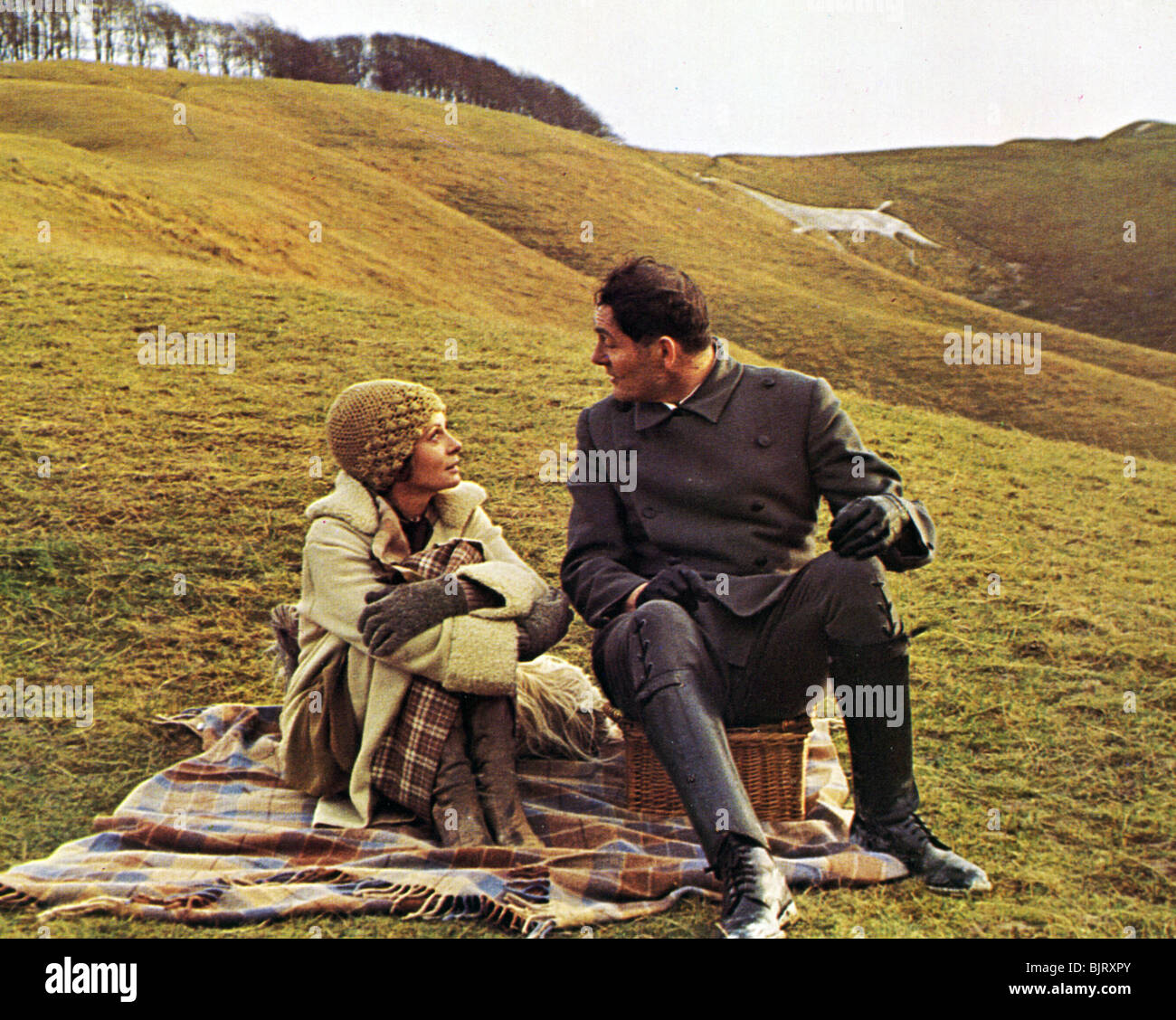 Le mercenaire - 1973 Columbia film avec Robert Shaw et Sarah Miles Banque D'Images