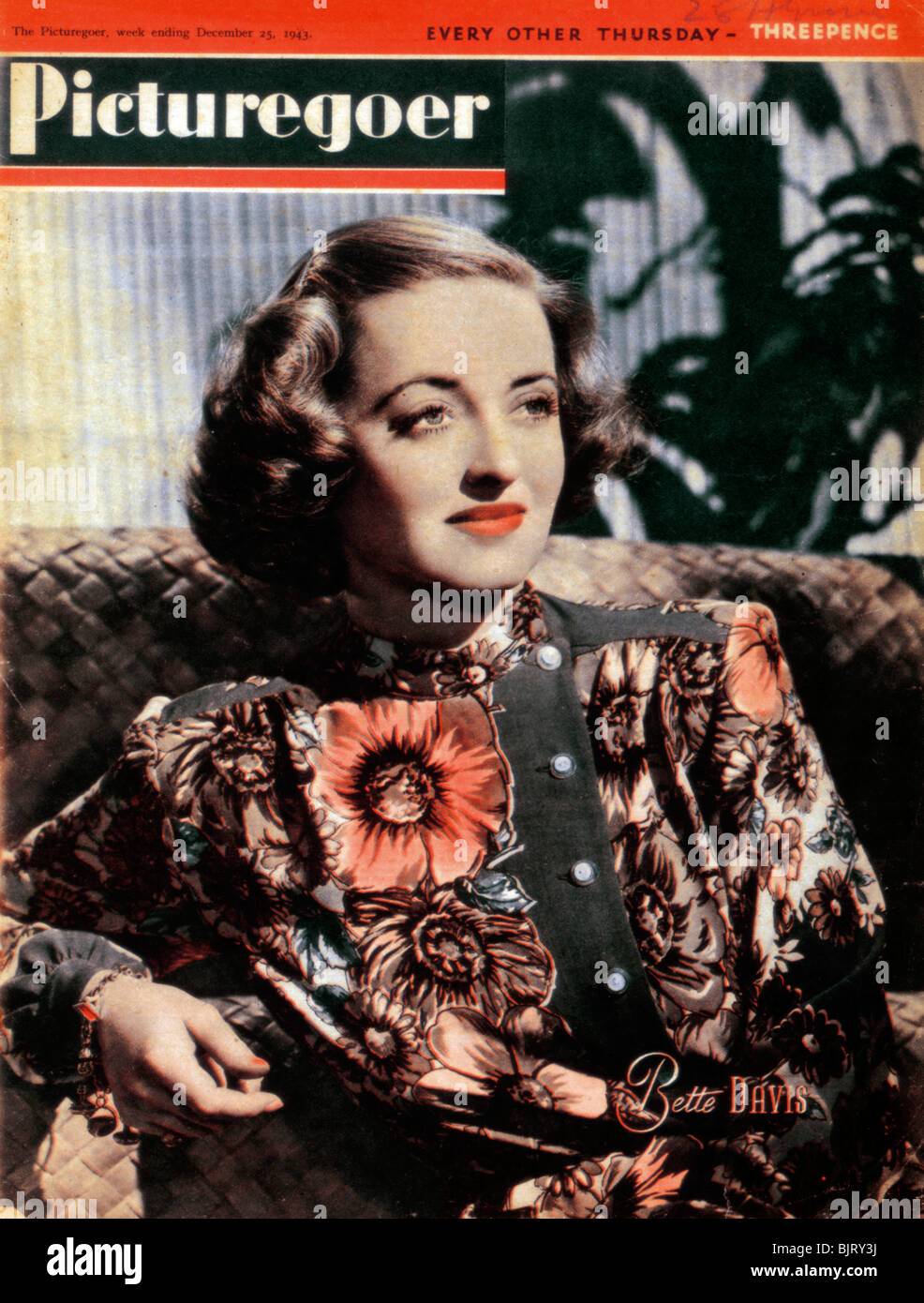 Bette Davis (1908-1989), actrice américaine, 1943. Artiste : Inconnu Banque D'Images