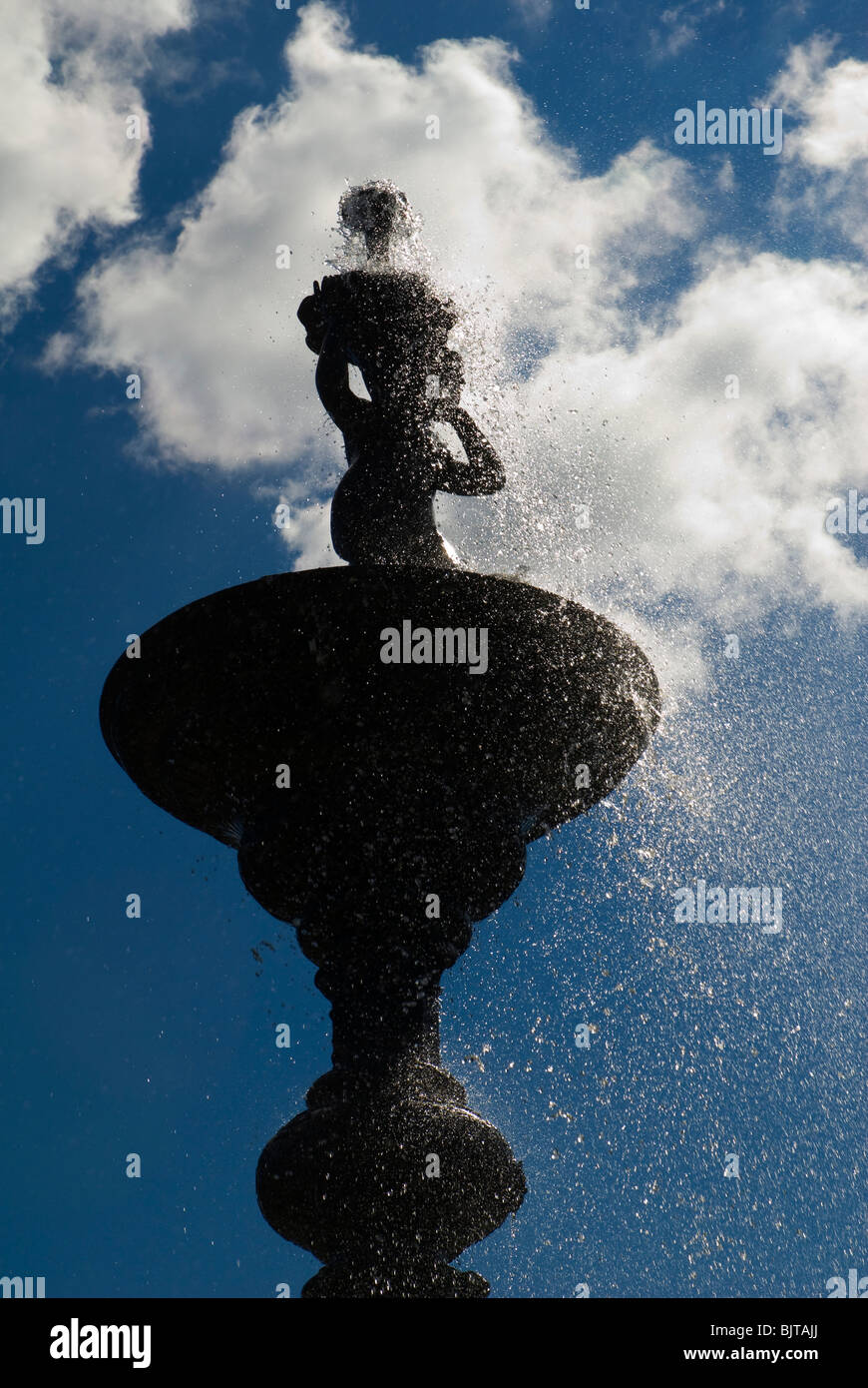 Ornate fountain, Liverpool, Angleterre, Royaume-Uni Banque D'Images