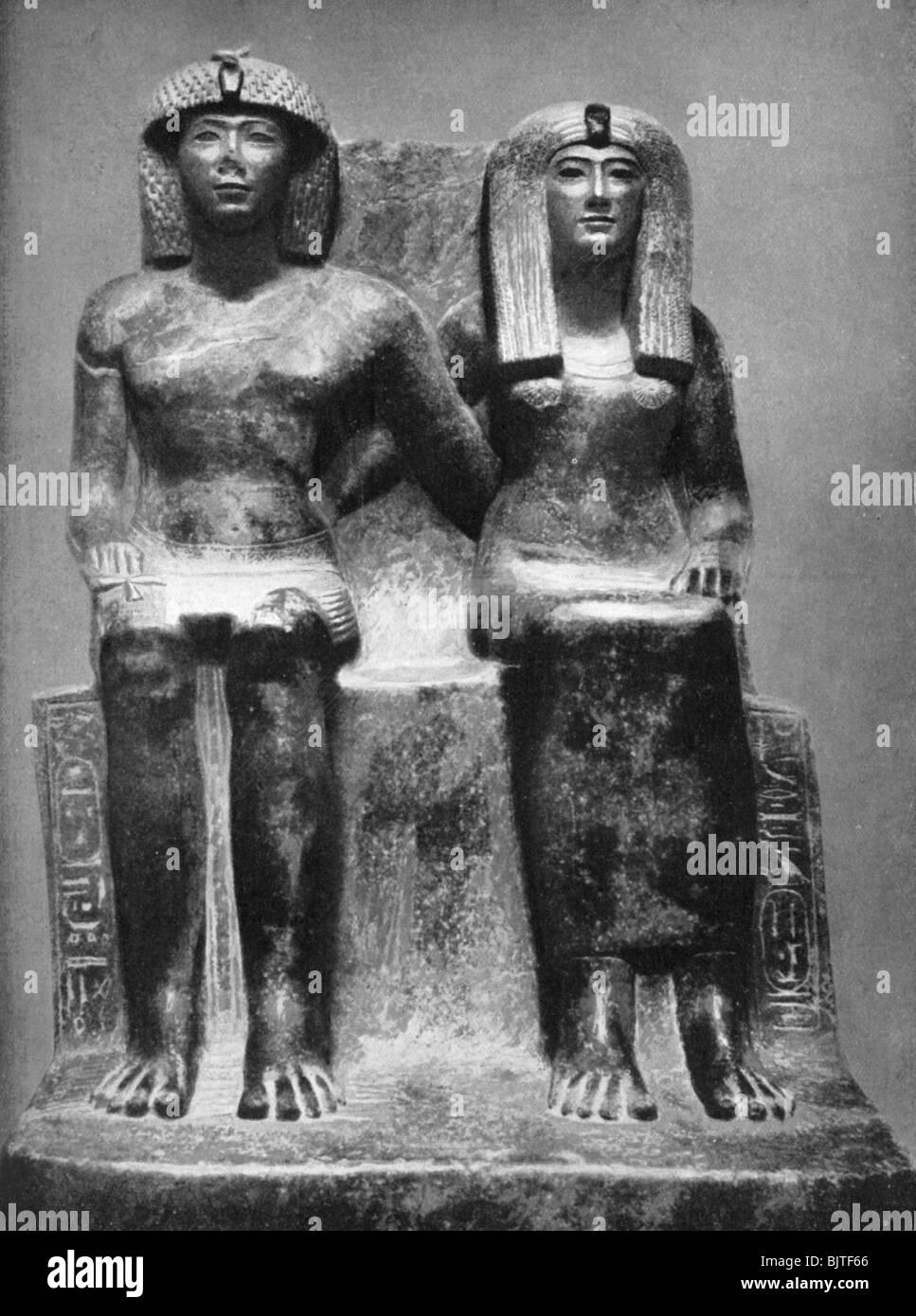 Le Pharaon Thoutmosis IV et la reine, 1933-1934. Artiste : Inconnu Banque D'Images