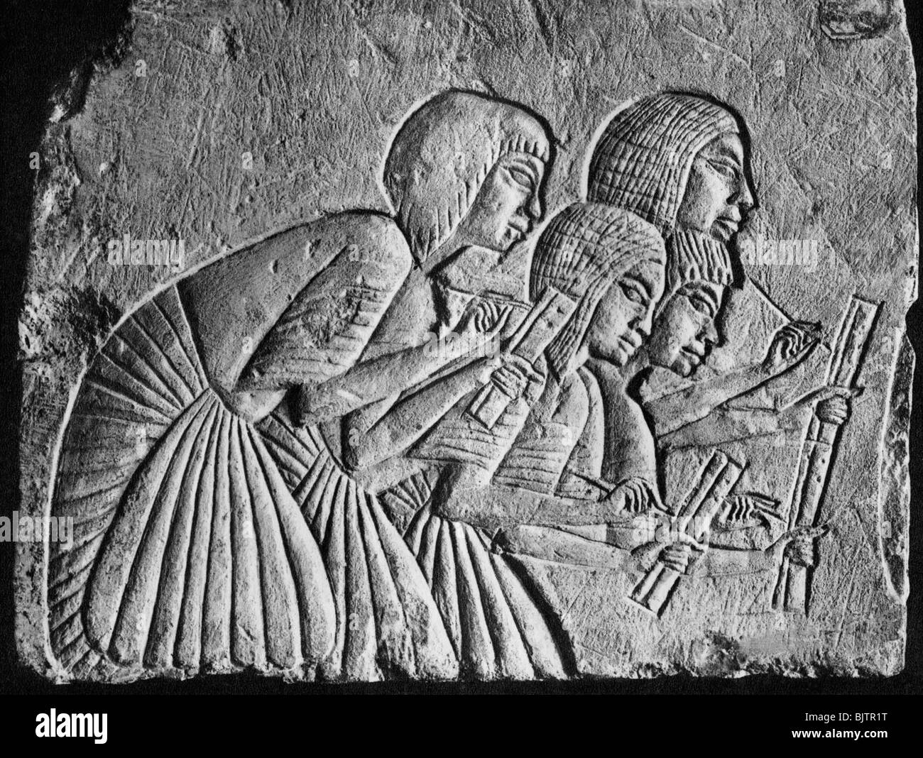 Les scribes égyptiens, c1350 BC (1936). Artiste : Inconnu Banque D'Images