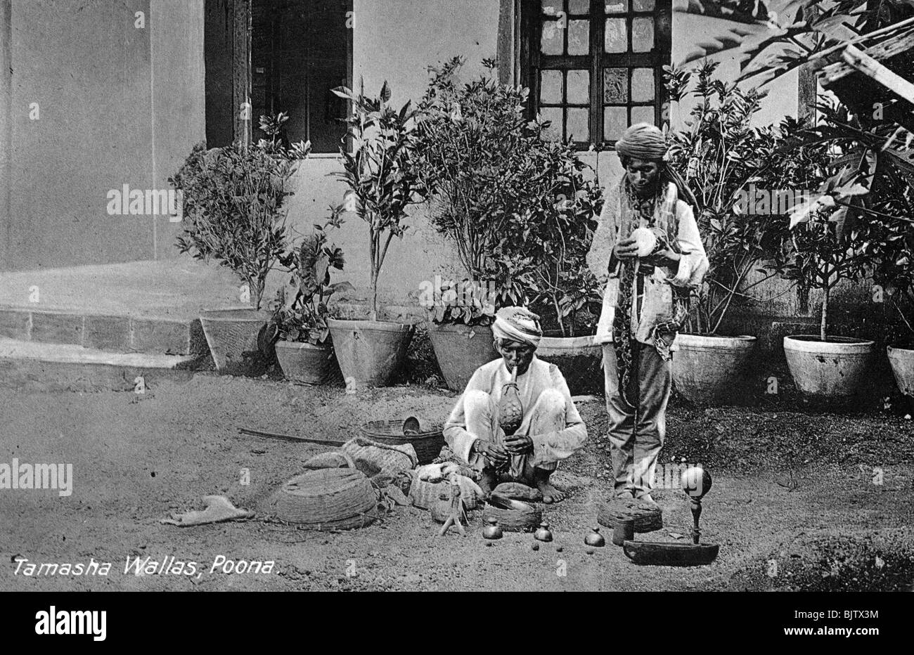 Tamasha Wallas', 'Pune (Poona), l'Inde, au début du xxe siècle. Artiste : Inconnu Banque D'Images