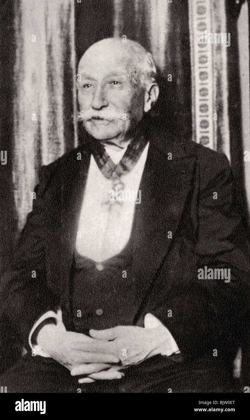 Clement Ader, ingénieur et inventeur français, 1915. Artiste : Inconnu Banque D'Images