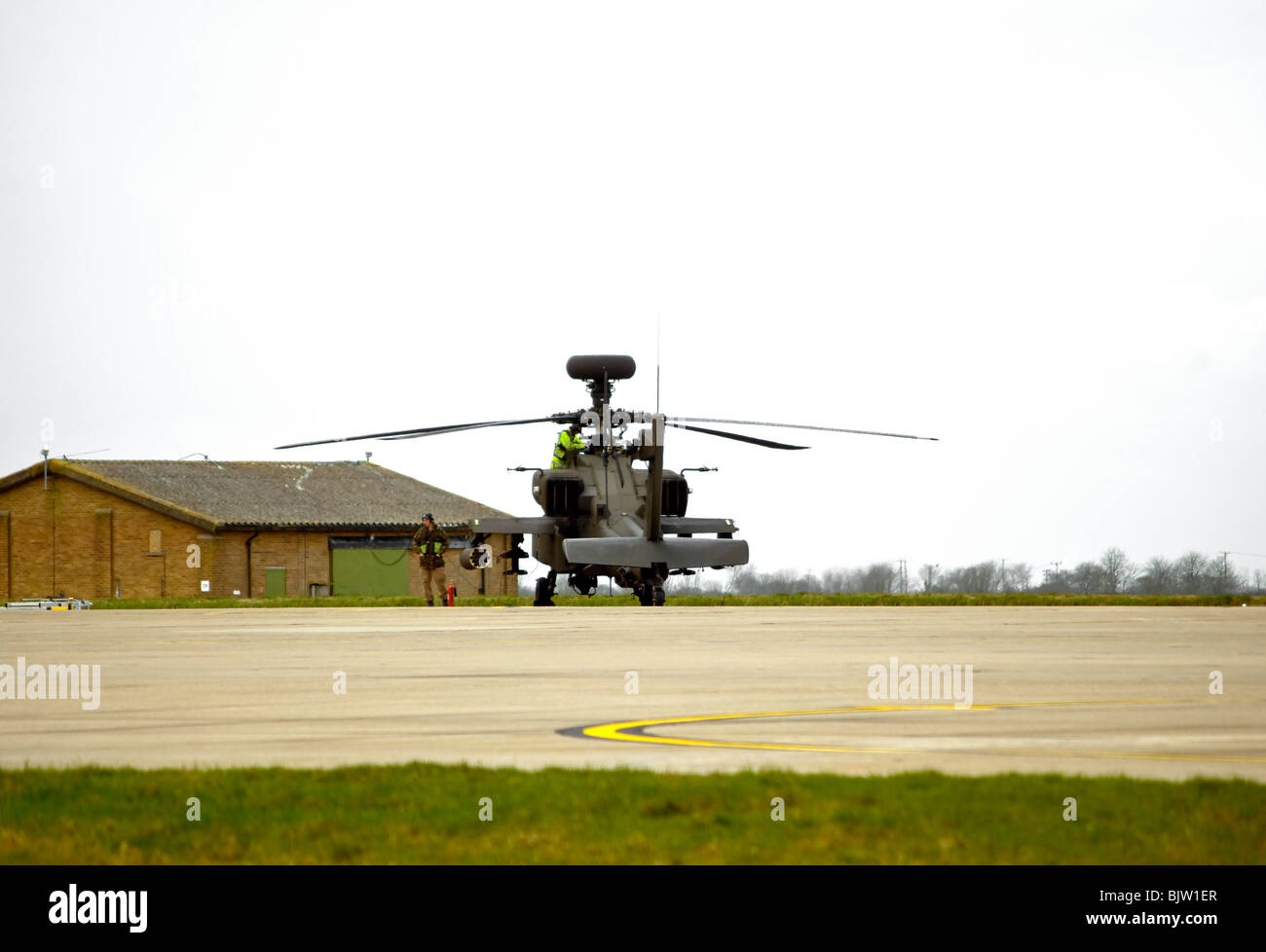 L'hélicoptère d'attaque de l'armée britannique Westland Banque D'Images