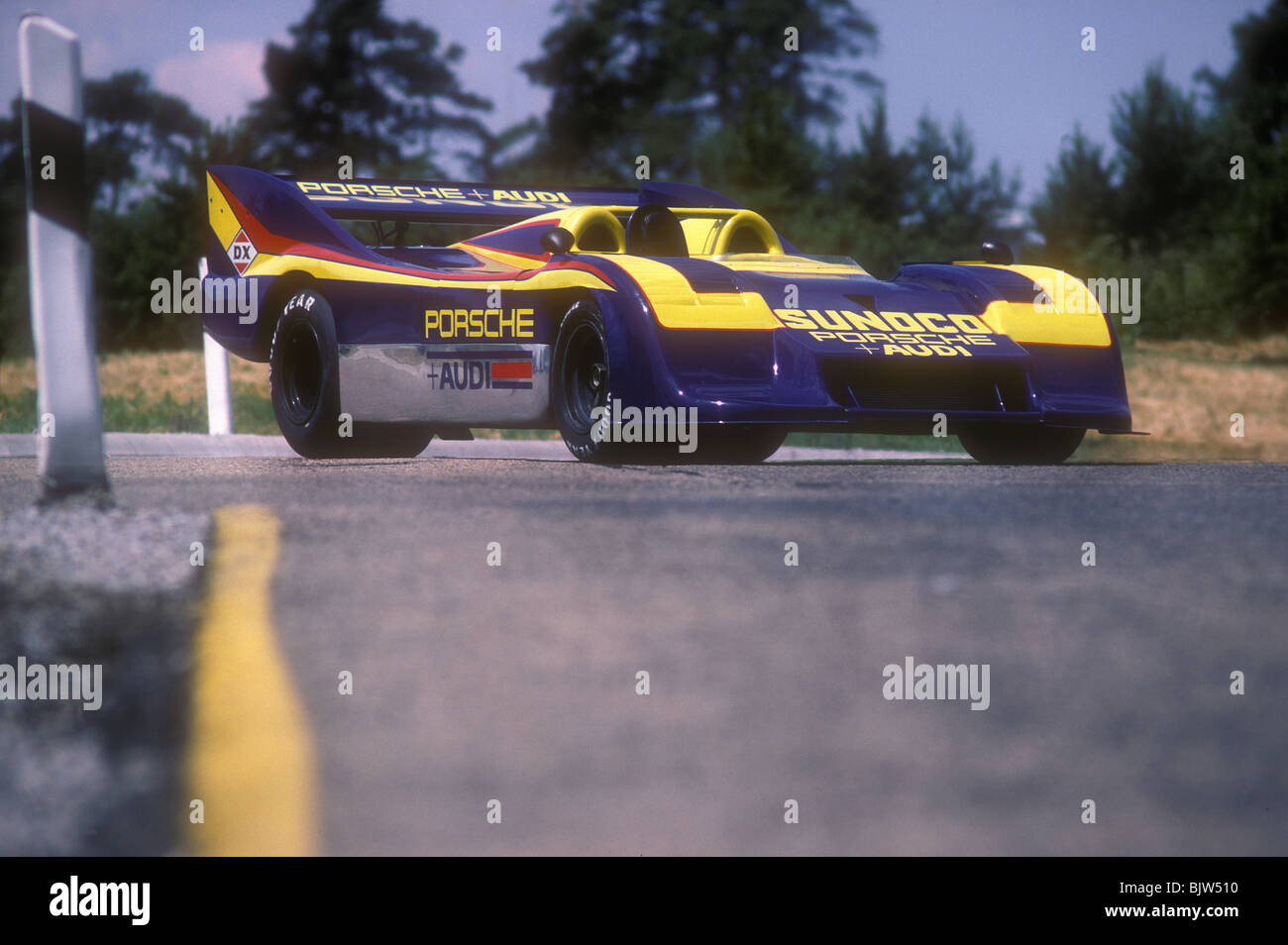 Porsche 917/30 Can Am racing voiture conduite par mark Donahue Banque D'Images