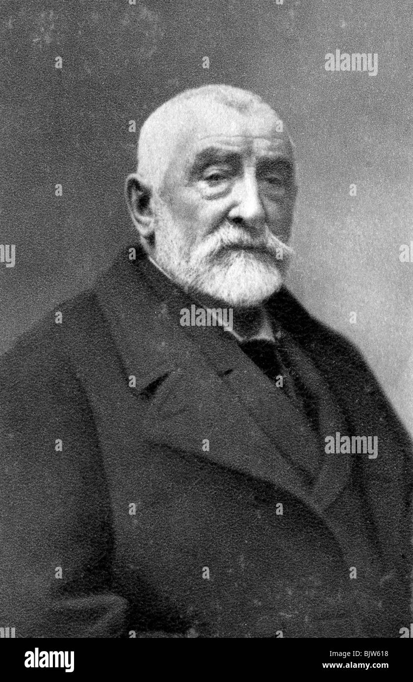 Henri-Joseph Harpignies, peintre et graveur français, 1901. Artiste : Inconnu Banque D'Images