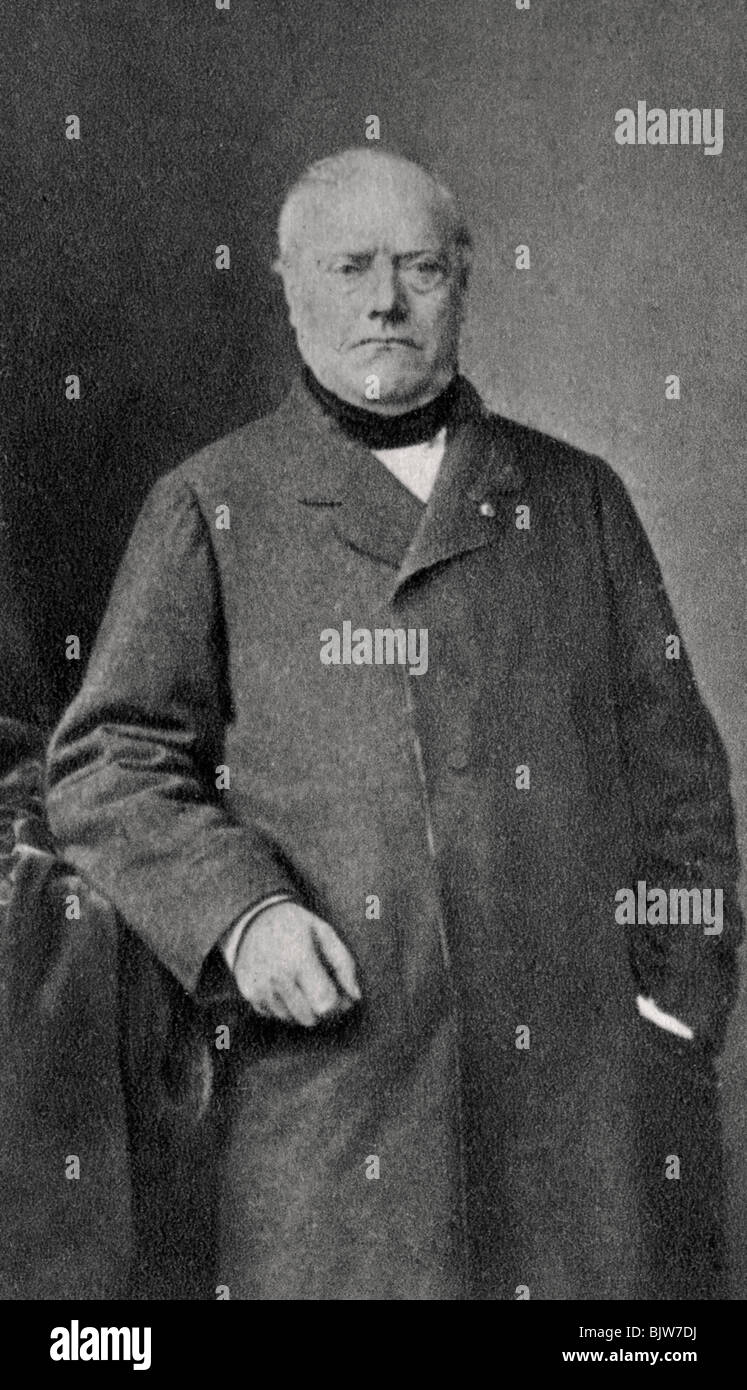 Antoine-Louis Barye, sculpteur français, 1862. Artiste : Inconnu Banque D'Images