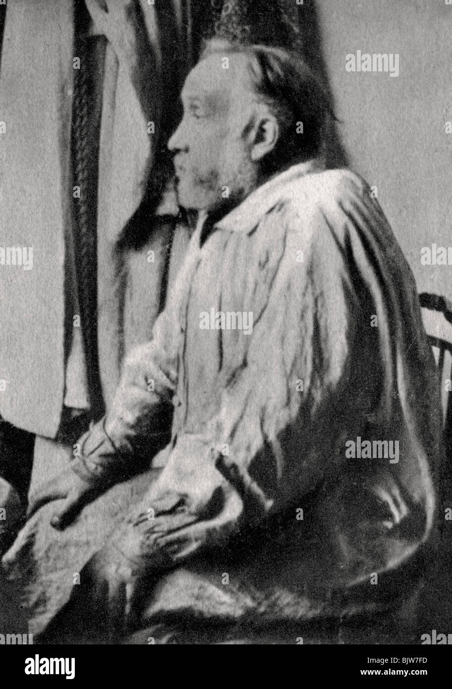 Edgar Degas, peintre impressionniste français, 1894. Artiste : Inconnu Banque D'Images
