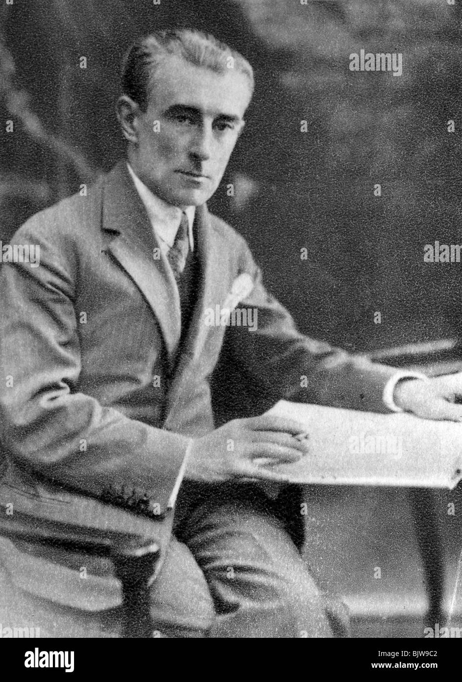 Maurice Ravel, compositeur français, 1931. Artiste : Inconnu Banque D'Images