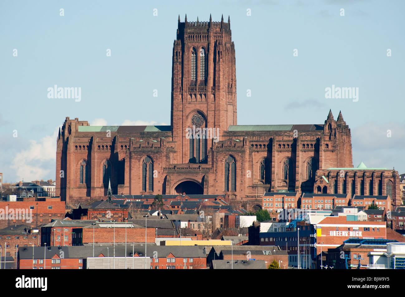 La cathédrale anglicane de Liverpool Merseyside UK Banque D'Images