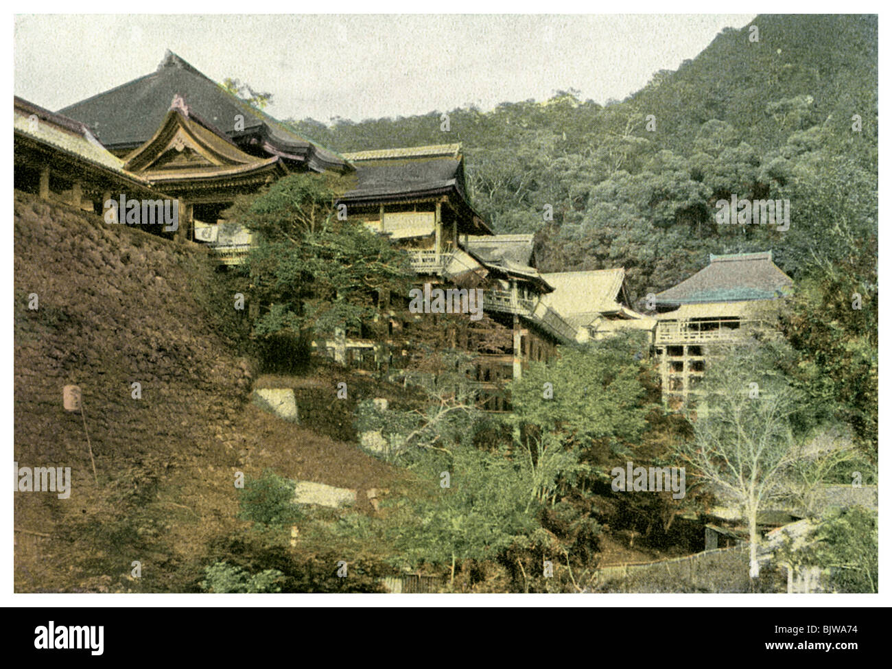 Temple Kiyomizu, Kyoto, Japon, 1904. Artiste : Inconnu Banque D'Images