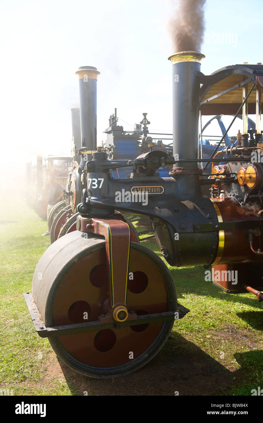 Les moteurs de traction à vapeur Banque D'Images