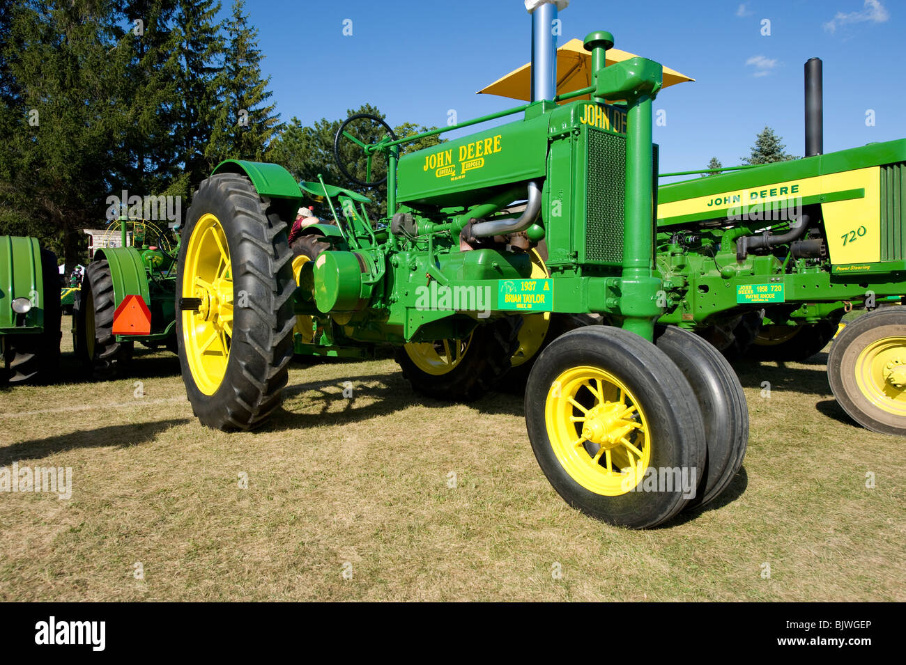 Tracteur John Deer 1937 Banque D'Images