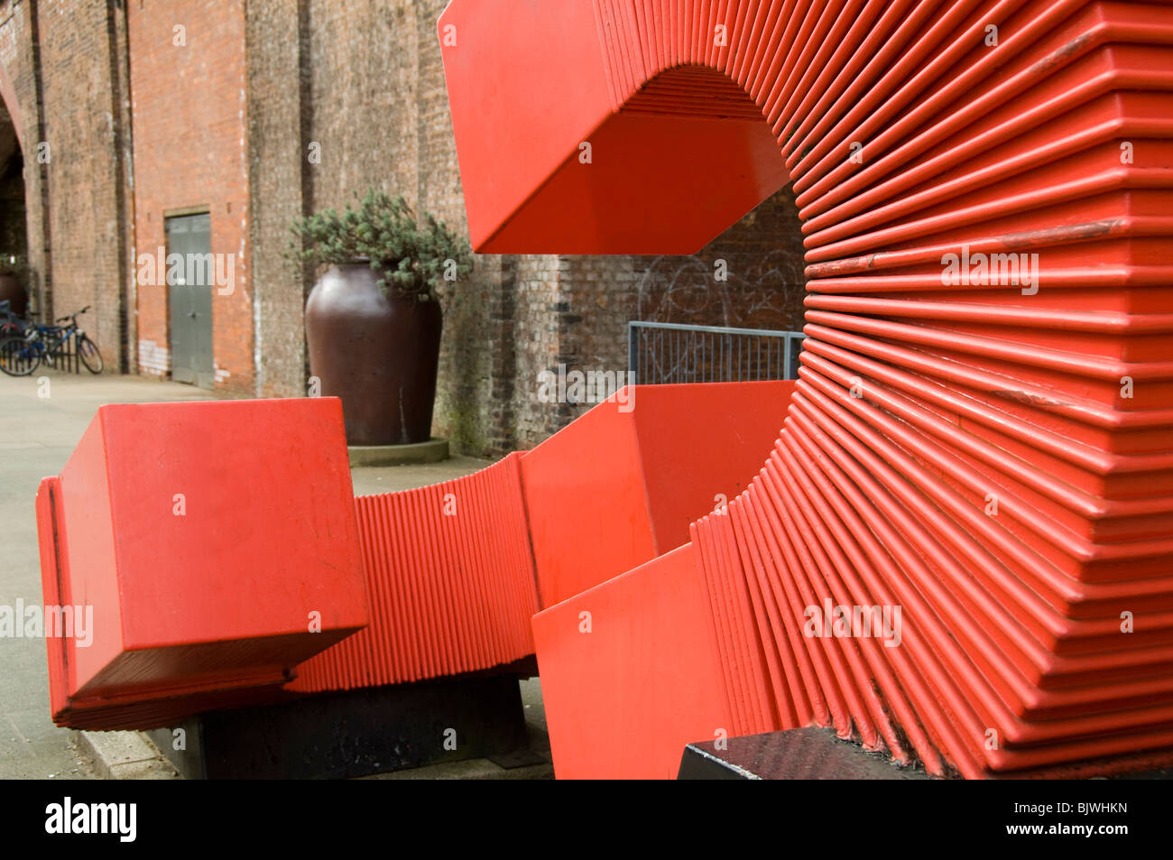 La génération de possibilités, une sculpture de Paul Frank Lewthwaite. Manchester, Angleterre, RU Banque D'Images