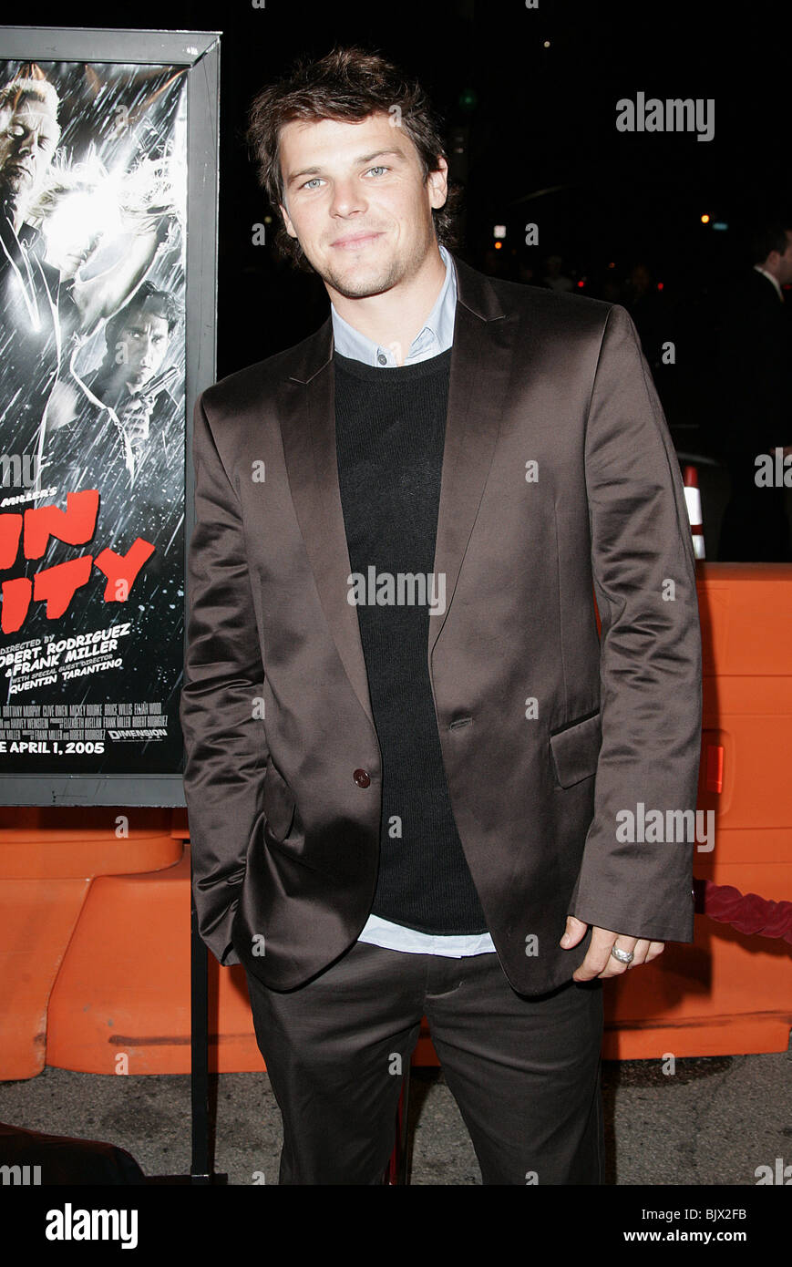 NATHAN PHILLIPS FILM SIN CITY PREMIERE WESTWOOD LA USA 28 Mars 2005 Banque D'Images